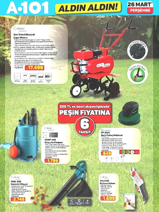 YENİ A101 AFİŞİ BU HAFTA LİSTESİ 26 MART 2026 - TEK TEK İNDİRİMLİ ÜRÜNLERİ || A101 Aldın Aldın aktüel kataloğu yeni haftada neler sunuyor A101de bu hafta broşürü ile 3lü beyaz ankastre set, çapa motoru, dalgıç su pompası, araç süpürgesi getiriyor