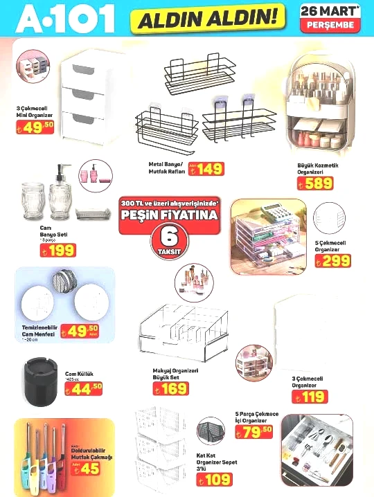 YENİ A101 AFİŞİ BU HAFTA LİSTESİ 26 MART 2026 - TEK TEK İNDİRİMLİ ÜRÜNLERİ || A101 Aldın Aldın aktüel kataloğu yeni haftada neler sunuyor A101de bu hafta broşürü ile 3lü beyaz ankastre set, çapa motoru, dalgıç su pompası, araç süpürgesi getiriyor