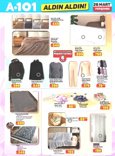 A101 AKTÜEL KATALOG 26 MART PERŞEMBE: A101 Aktüel ürünler neler Yeni haftanın indirimli ürünleri belli oldu A101 Aldın Aldın oyuncu koltuğu, çapa motoru, blender seti, televizyon...