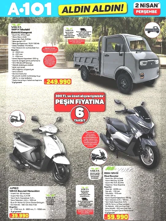 BUGÜN SATIŞTA A101 AKTÜEL AFİŞİ 2 NİSAN 2026 - EN SON TAM LİSTE || A101 Aldın Aldın indirim kataloğu bu hafta neler sunuyor A101 broşürü ile forklift, boy aynası, bulaşık makinesi, kamp sandalyesi, şarjlı dik süpürge raflarda
