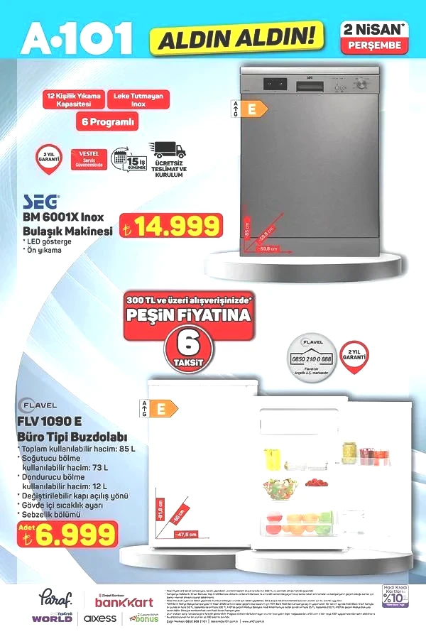 YEPYENİ A101 22 NİSAN AFİŞİ A101 AKTÜEL 2 NİSAN 2026 KATALOĞU ÇIKTI A101 aktüel ürünler kataloğu Aldın Aldın indirimleri belli oldu Çay makinesi, dijital baskül, boy aynası...