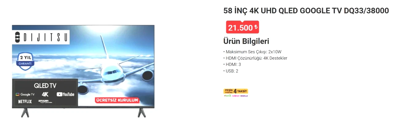 Yüksek teknoloji uygun fiyatla: BİM’e 10 Nisan Cuma Google TV geliyor! - Sayfa 1
