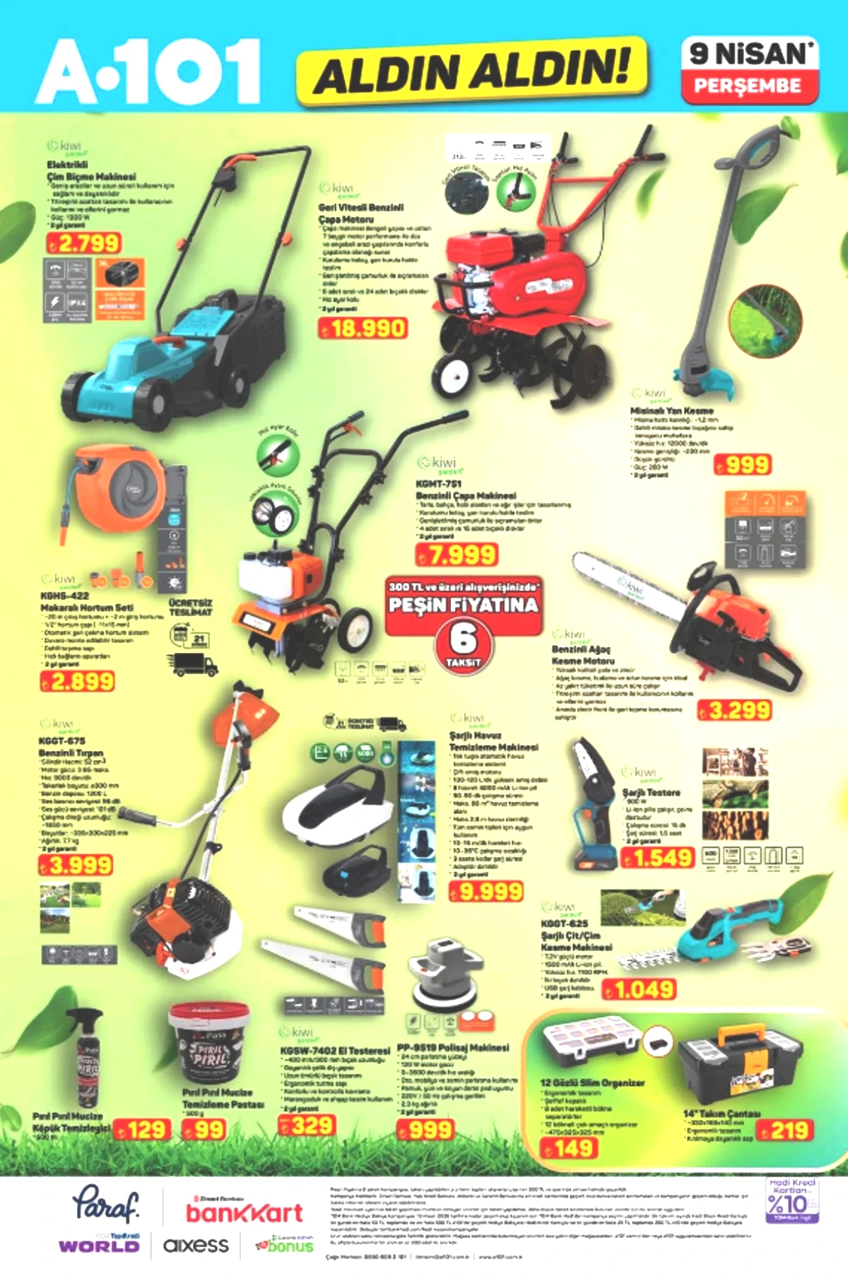 A101'e katlanabilir elektrikli bisiklet geliyor! 9 Nisan 2026 A101 katalog yayınlandı! 10