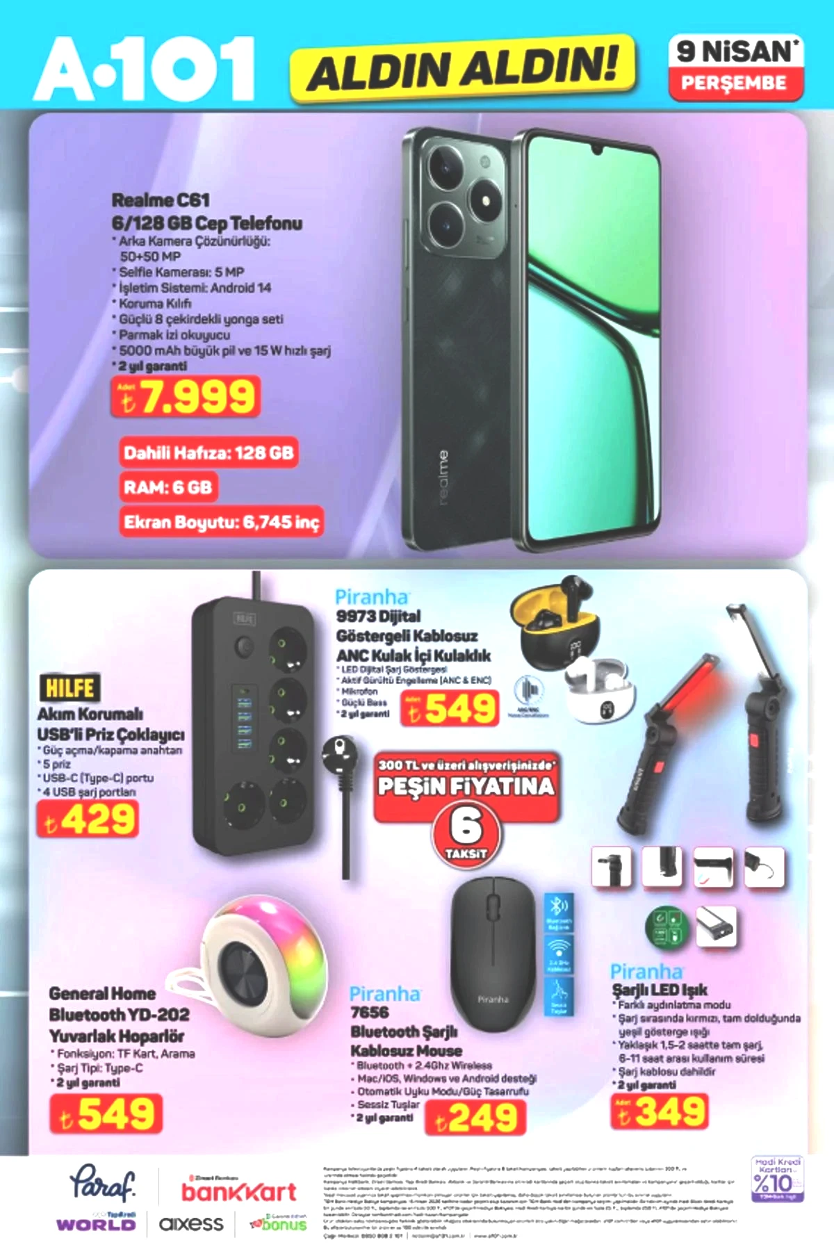 A101'e katlanabilir elektrikli bisiklet geliyor! 9 Nisan 2026 A101 katalog yayınlandı! 5