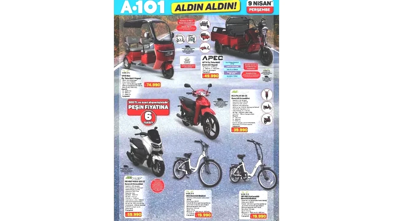 Foto - A101'in 9 Nisan 2026 Aldın Aldın aktüel kataloğu paylaşıldı! A101'in Perşembe aktüel indirim kataloğu