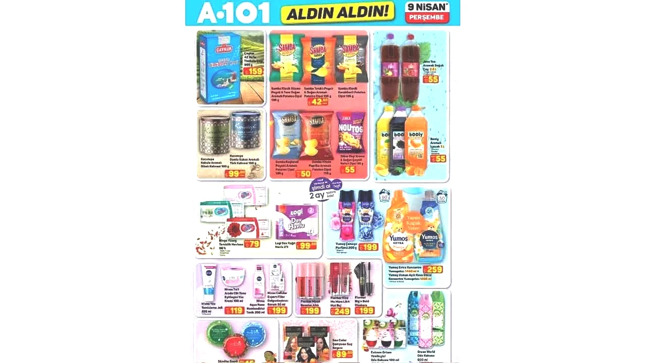 Foto - A101'in 9 Nisan 2026 Aldın Aldın aktüel kataloğu paylaşıldı! A101'in Perşembe aktüel indirim kataloğu